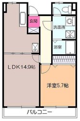 ピースフル　プレイスの物件間取画像